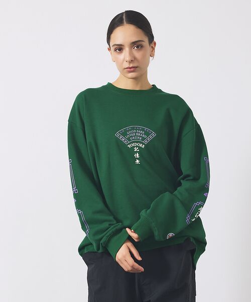 ABAHOUSE / アバハウス Tシャツ | 【YOIDORE/ヨイドレ】居酒屋クルーネックスウェット/刺繍/秋冬/ユニセック | 詳細4