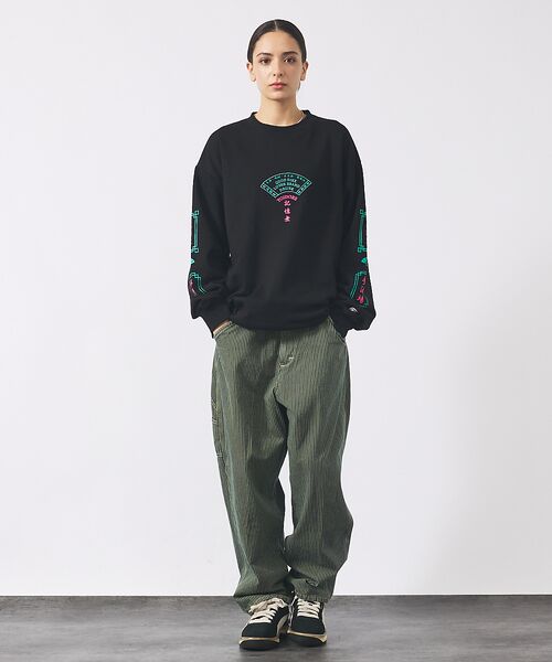 ABAHOUSE / アバハウス Tシャツ | 【YOIDORE/ヨイドレ】居酒屋クルーネックスウェット/刺繍/秋冬/ユニセック | 詳細9