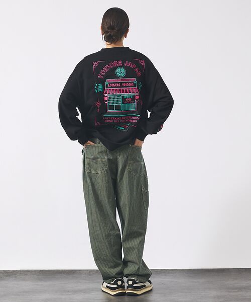 ABAHOUSE / アバハウス Tシャツ | 【YOIDORE/ヨイドレ】居酒屋クルーネックスウェット/刺繍/秋冬/ユニセック | 詳細11