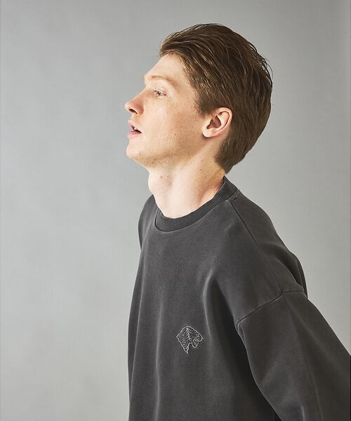 ABAHOUSE / アバハウス スウェット | 【POLER/ポーラー】EMB PIGMENT DYE CREW/ピグメント加工 | 詳細4