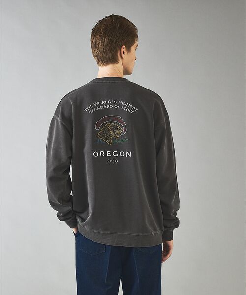 ABAHOUSE / アバハウス スウェット | 【POLER/ポーラー】EMB PIGMENT DYE CREW/ピグメント加工 | 詳細7