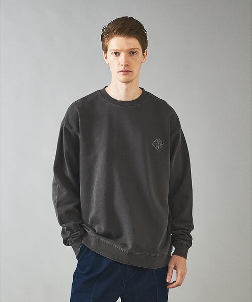 ABAHOUSE / アバハウス スウェット | 【POLER/ポーラー】EMB PIGMENT DYE CREW/ピグメント加工 | 詳細9