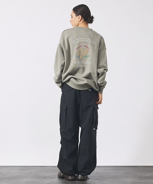 ABAHOUSE / アバハウス スウェット | 【POLER/ポーラー】EMB PIGMENT DYE CREW/ピグメント加工 | 詳細12