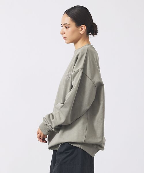 ABAHOUSE / アバハウス スウェット | 【POLER/ポーラー】EMB PIGMENT DYE CREW/ピグメント加工 | 詳細15