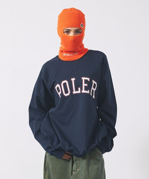 ABAHOUSE / アバハウス スウェット | 【POLER/ポーラー】COLLEGE RAGLAN CREW スウェット/カレ | 詳細11