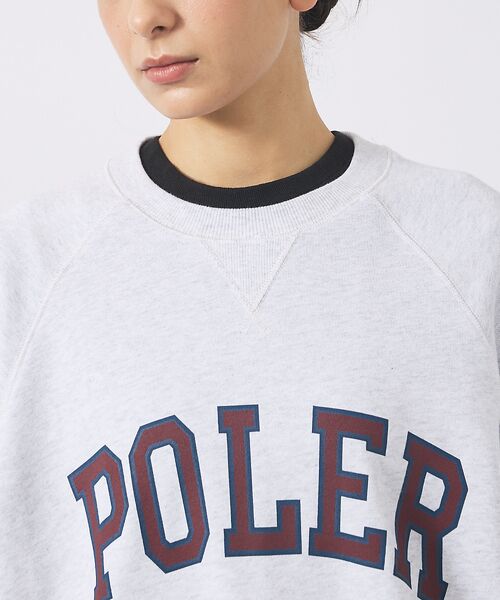 ABAHOUSE / アバハウス スウェット | 【POLER/ポーラー】COLLEGE RAGLAN CREW スウェット/カレ | 詳細5