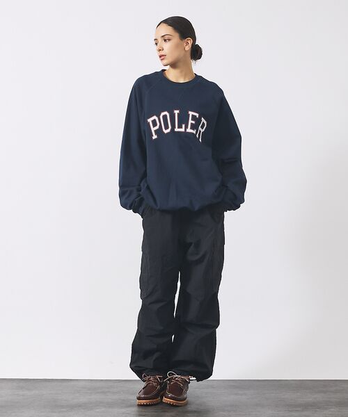 ABAHOUSE / アバハウス スウェット | 【POLER/ポーラー】COLLEGE RAGLAN CREW スウェット/カレ | 詳細19