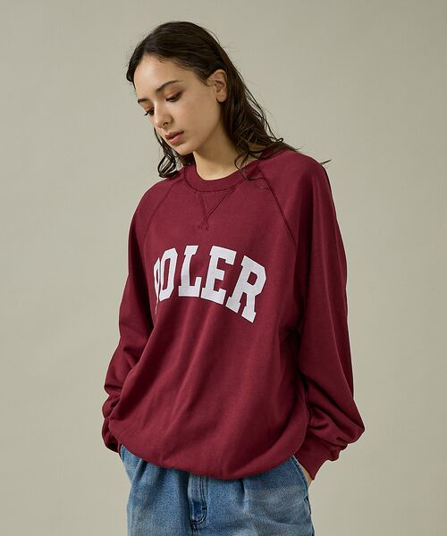 ABAHOUSE / アバハウス スウェット | 【POLER/ポーラー】COLLEGE RAGLAN CREW スウェット/カレ | 詳細24
