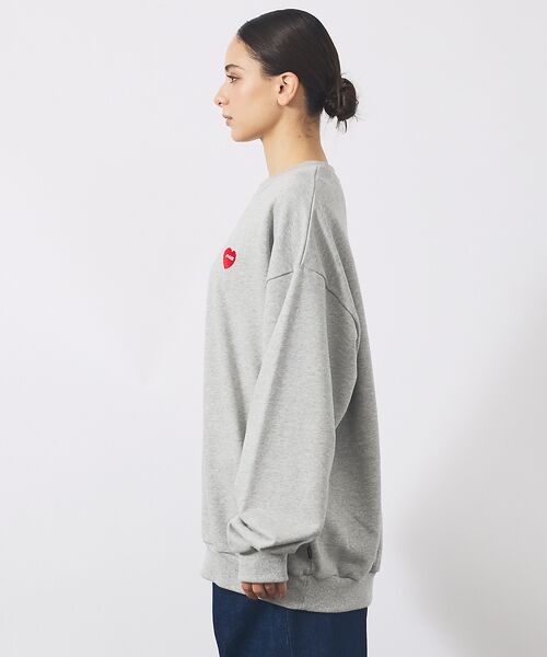 ABAHOUSE / アバハウス スウェット | 【POLER / ポーラー】HEART LOGO EMBROIDERY CREW | 詳細10