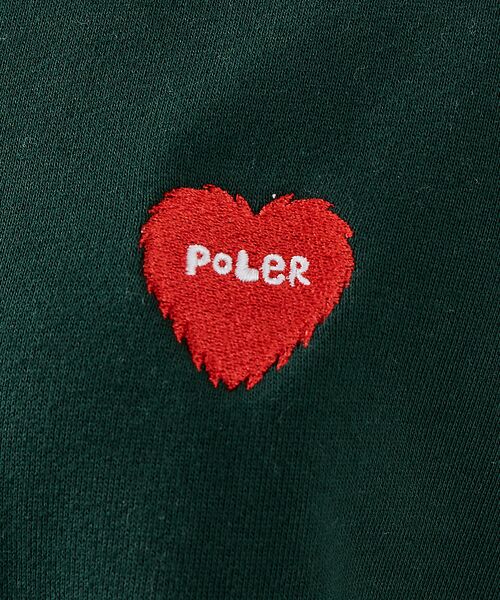 ABAHOUSE / アバハウス スウェット | 【POLER / ポーラー】HEART LOGO EMBROIDERY CREW | 詳細20