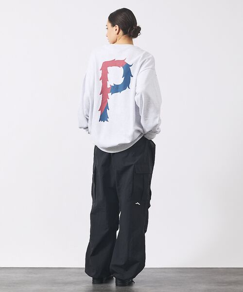 ABAHOUSE / アバハウス スウェット | 【POLER/ポーラー】BIG LOGO CREW/ビッグロゴ クルーネックスウ | 詳細3