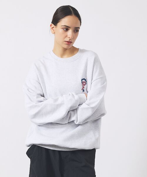 ABAHOUSE / アバハウス スウェット | 【POLER/ポーラー】BIG LOGO CREW/ビッグロゴ クルーネックスウ | 詳細4