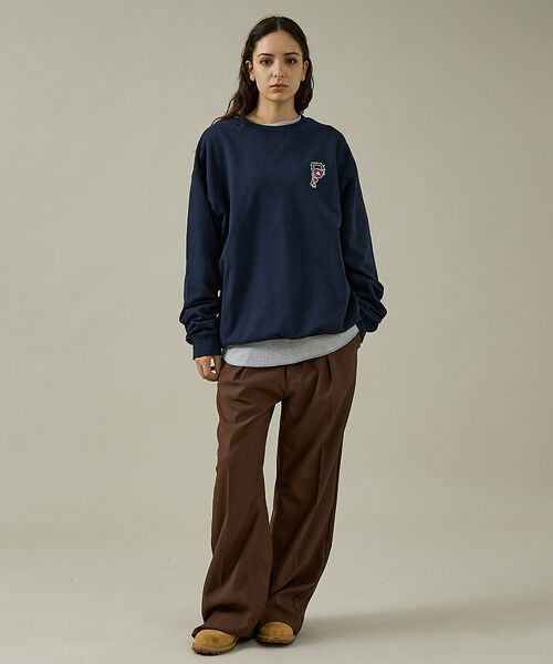 ABAHOUSE / アバハウス スウェット | 【POLER/ポーラー】BIG LOGO CREW/ビッグロゴ クルーネックスウ | 詳細6