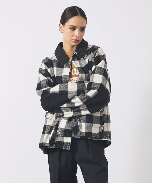 ABAHOUSE / アバハウス ブルゾン | 【REMI RELIEF/レミレリーフ】バッファローチェック/ ブロックチェック | 詳細3