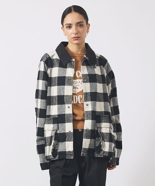 ABAHOUSE / アバハウス ブルゾン | 【REMI RELIEF/レミレリーフ】バッファローチェック/ ブロックチェック | 詳細4