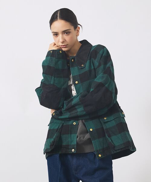 ABAHOUSE / アバハウス ブルゾン | 【REMI RELIEF/レミレリーフ】バッファローチェック/ ブロックチェック | 詳細17