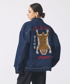 希少　ピンクハウス　Karl Helmut　ワッペン　デニムジャケット　M アーカイブワッペン使いデニムジャケット｜ピンクハウス