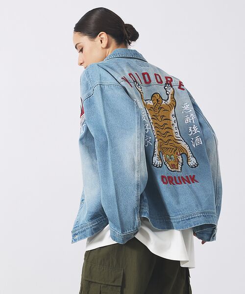 ABAHOUSE / アバハウス Gジャン・デニムジャケット | 【YOIDORE / ヨイドレ】Tibetan Denim Jacket / チ | 詳細1