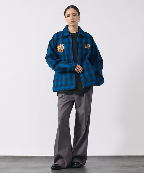 ABAHOUSE / アバハウス ブルゾン | 【YOIDORE / ヨイドレ】Souvenir Wool Jacket / ス | 詳細1