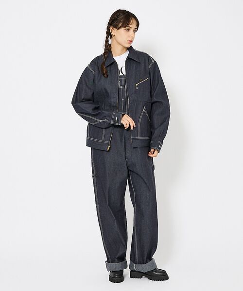 ABAHOUSE / アバハウス サロペット・オールインワン | 【Lee/リー】DUNGAREES オーバーオールパンツ /サロペットデニムパン | 詳細18