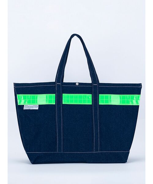 ABAHOUSE / アバハウス トートバッグ | 【WEEKENDER/ウィークエンダー】 SAFETY DENIM TOTE/デ | 詳細2