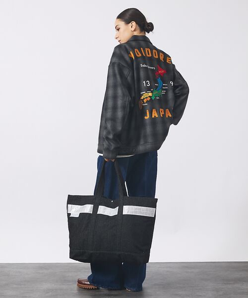 ABAHOUSE / アバハウス トートバッグ | 【WEEKENDER/ウィークエンダー】 SAFETY DENIM TOTE/デ | 詳細4