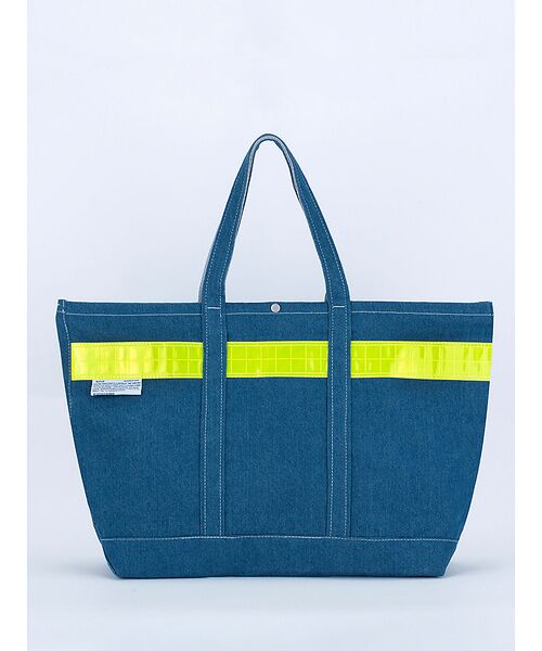 ABAHOUSE / アバハウス トートバッグ | 【WEEKENDER/ウィークエンダー】 SAFETY DENIM TOTE/デ | 詳細14