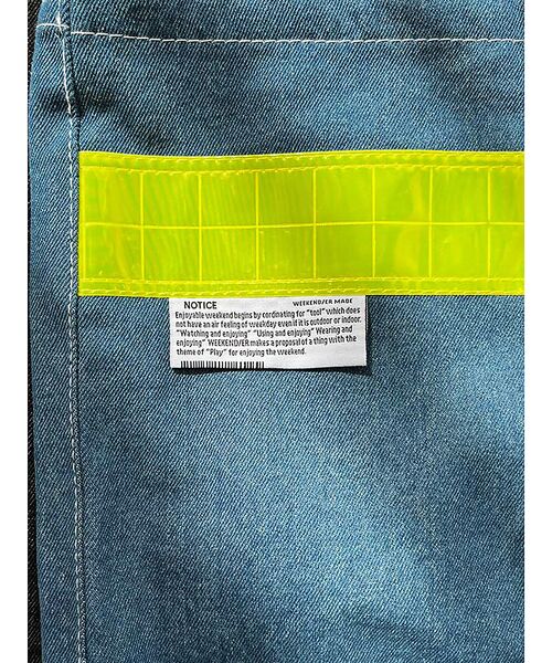 ABAHOUSE / アバハウス トートバッグ | 【WEEKENDER/ウィークエンダー】 SAFETY DENIM TOTE/デ | 詳細17