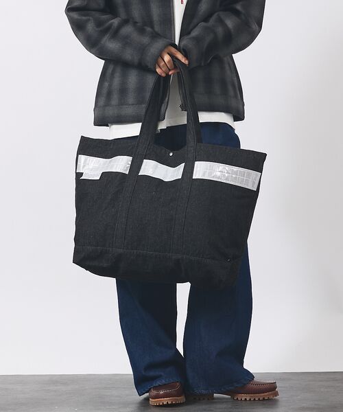 ABAHOUSE / アバハウス トートバッグ | 【WEEKENDER/ウィークエンダー】 SAFETY DENIM TOTE/デ | 詳細5