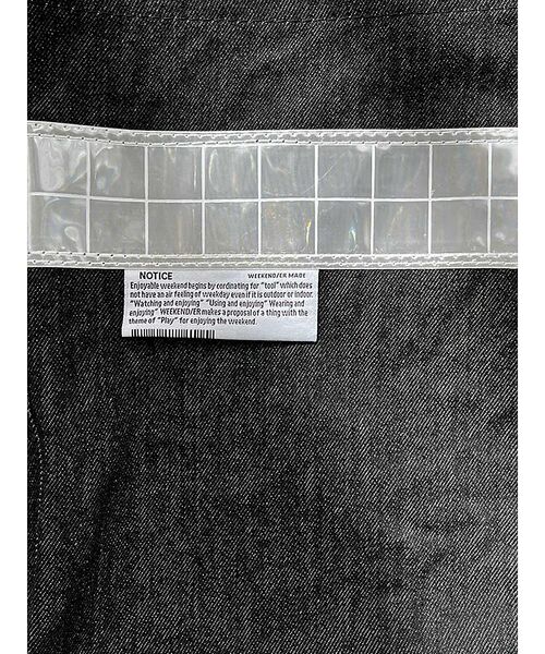 ABAHOUSE / アバハウス トートバッグ | 【WEEKENDER/ウィークエンダー】 SAFETY DENIM TOTE/デ | 詳細7