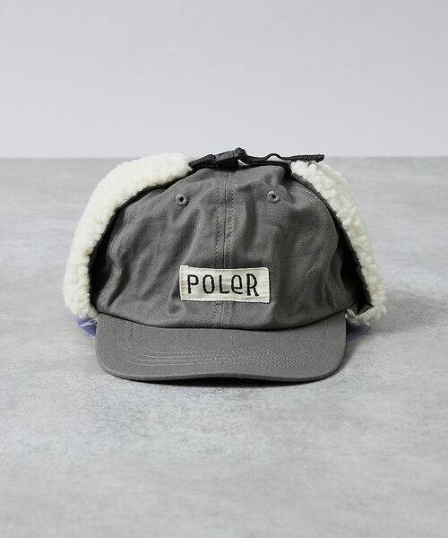 ABAHOUSE / アバハウス ハット | 【POLER / ポーラー】2WAY COTTON BOA FLAP CAP / | 詳細13