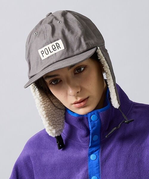 ABAHOUSE / アバハウス ハット | 【POLER / ポーラー】2WAY COTTON BOA FLAP CAP / | 詳細23