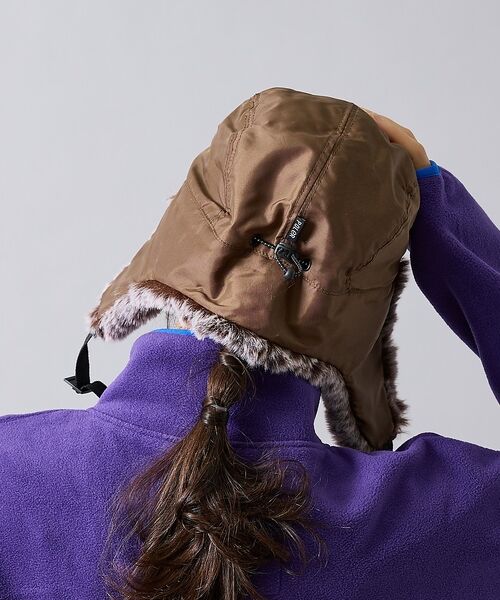 ABAHOUSE / アバハウス ハット | 【POLER / ポーラー】FLIGHT NYLON FUR FLAP / フラ | 詳細17