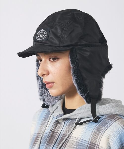 ABAHOUSE / アバハウス ハット | 【POLER / ポーラー】FLIGHT NYLON FUR FLAP / フラ | 詳細2