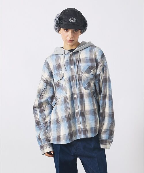 ABAHOUSE / アバハウス ハット | 【POLER / ポーラー】FLIGHT NYLON FUR FLAP / フラ | 詳細3