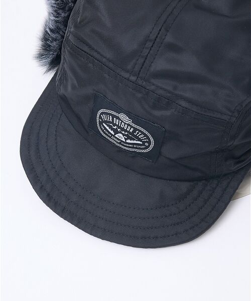 ABAHOUSE / アバハウス ハット | 【POLER / ポーラー】FLIGHT NYLON FUR FLAP / フラ | 詳細9