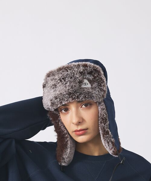ABAHOUSE / アバハウス ハット | 【POLER / ポーラー】MILITARY FUR 2WAY VISOR CA | 詳細3