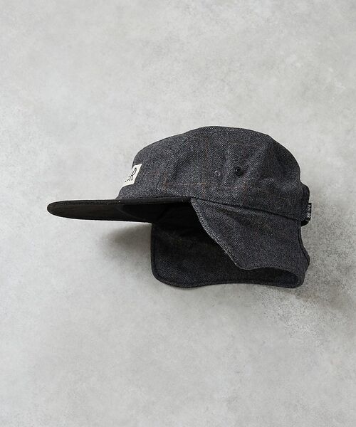 ABAHOUSE / アバハウス ハット | 【POLER / ポーラー】TWEED FLAP CAP / ツイード フラップ | 詳細16