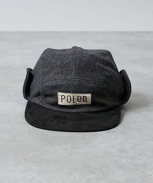 ABAHOUSE / アバハウス ハット | 【POLER / ポーラー】TWEED FLAP CAP / ツイード フラップ | 詳細18