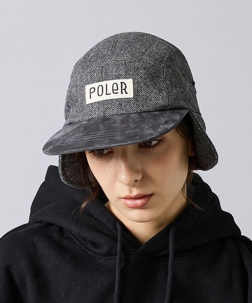 ABAHOUSE / アバハウス ハット | 【POLER / ポーラー】TWEED FLAP CAP / ツイード フラップ | 詳細29
