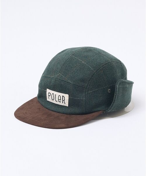 ABAHOUSE / アバハウス ハット | 【POLER / ポーラー】TWEED FLAP CAP / ツイード フラップ | 詳細5