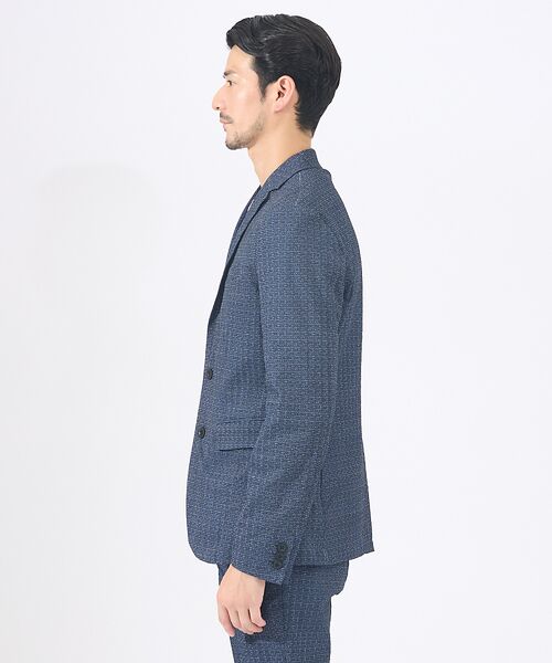 ABAHOUSE / アバハウス テーラードジャケット | 【セットアップ対応 / 軽量 / ハイパーストレッチ】ワッシャー プリント ジャ | 詳細2