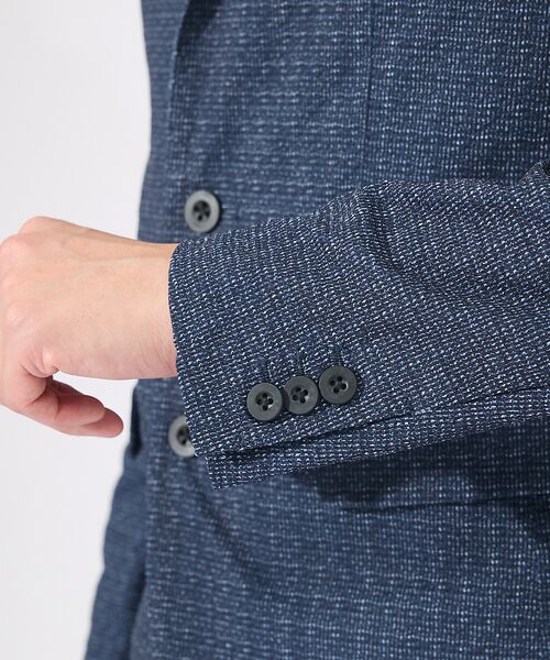 ABAHOUSE / アバハウス テーラードジャケット | 【セットアップ対応 / 軽量 / ハイパーストレッチ】ワッシャー プリント ジャ | 詳細6