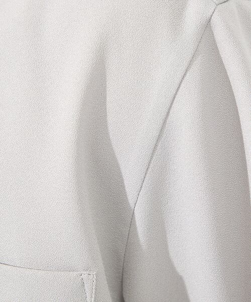 ABAHOUSE / アバハウス シャツ・ブラウス | 【AH ABAHOUSE/セットアップ対応】アムンゼン キーネック 半袖シャツ | 詳細1