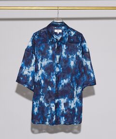 ABAHOUSE / アバハウス シャツ・ブラウス | 【AH ABAHOUSE】アブストラクト柄 シアーシャツ