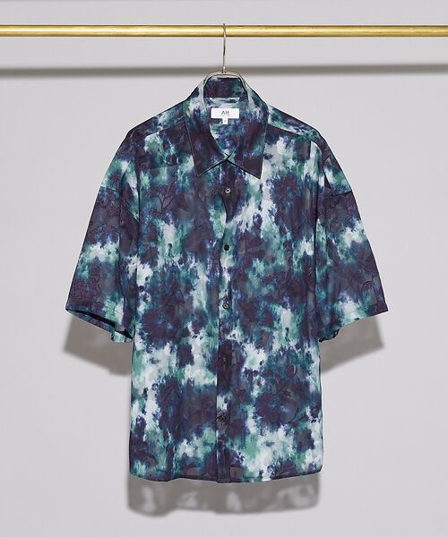 ABAHOUSE / アバハウス シャツ・ブラウス | 【AH ABAHOUSE】アブストラクト柄 シアーシャツ | 詳細3