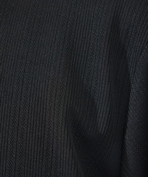 ABAHOUSE / アバハウス Tシャツ | 【レイヤード】ストライプ ジャガード 半袖Tシャツ | 詳細13