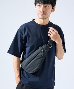 ABAHOUSE / アバハウス メッセンジャーバッグ・ウエストポーチ | 【L.E.D.BITES】アシンメトリーボディバッグ　ボンディングナイロン　B-