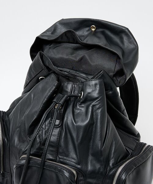 ABAHOUSE / アバハウス リュック・バックパック | 【L.E.D.BITES】オールレザーリュック　B-617 | 詳細11