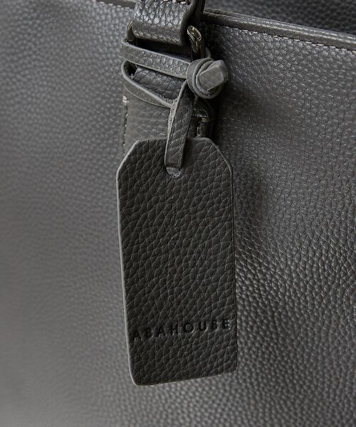 ABAHOUSE / アバハウス トートバッグ | 【WEB別注】シボレザー トートバッグ スマートサイズ / 13インチPC対応 | 詳細3